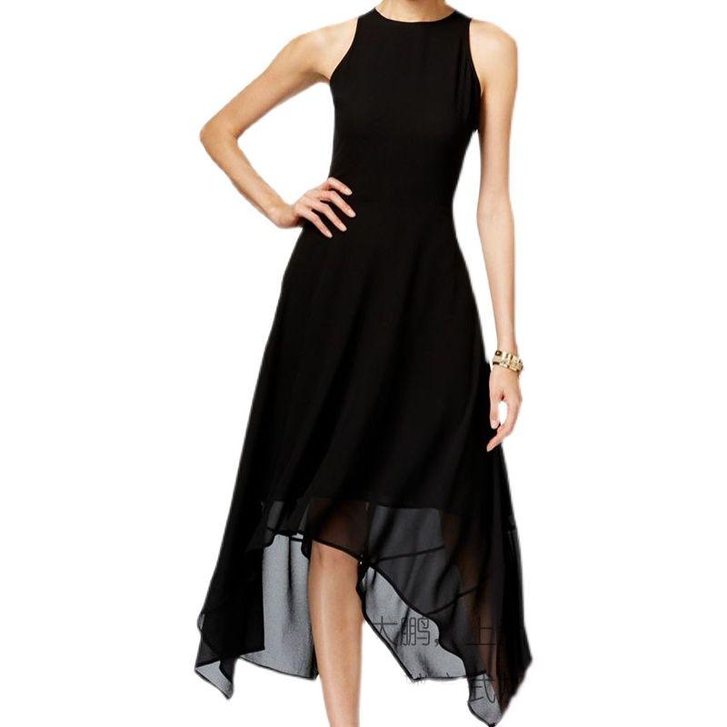 

Женское шифоновое платье Black 10