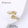 For Bracelet Necklace DIY Jewelry Making Supplies 10Pcs Wholesale Lobster Clasps with 2 Closed Rings Hooks Connectors Clasp
