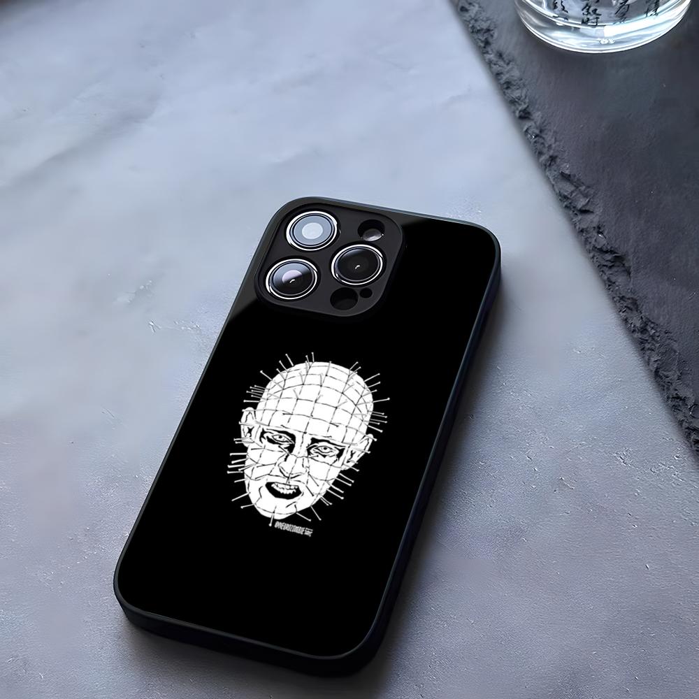 

Classic Horror Movie H-hellraiser Phone Case Tempered Glass For IPhone 17 13 14 16 12 15 11 Pro Max Plus Mini X XR SE2020 Coque iPhone 16 Plus