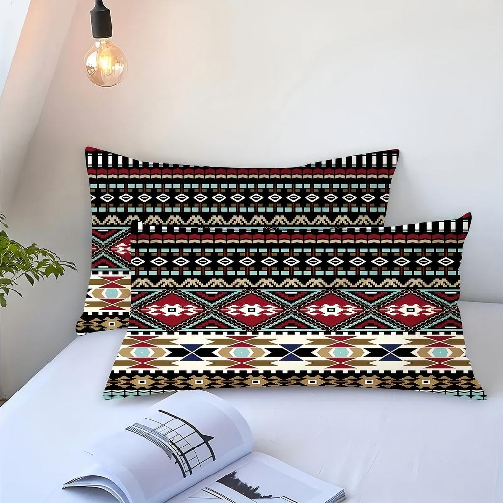 Comforter Geometric Pattern 3D Printed Retro Exotic Tribal Style Bedding Set Luxury Home Textiles Comfortable S