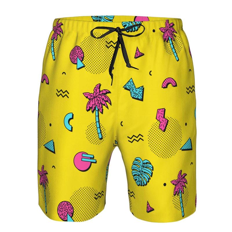Men Summer Surf Board Shorts Swimsuit Homme Printed Ropa Hombre Cool Short Pants