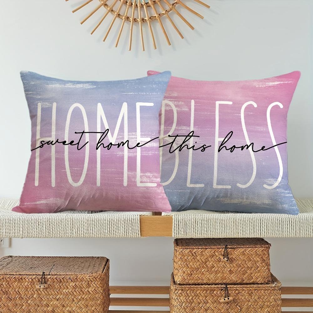 Cozy Home - Floral Harmony Pillow CoversLiving room sofa cushion cover, soft and comfortable, bedroom room decoration