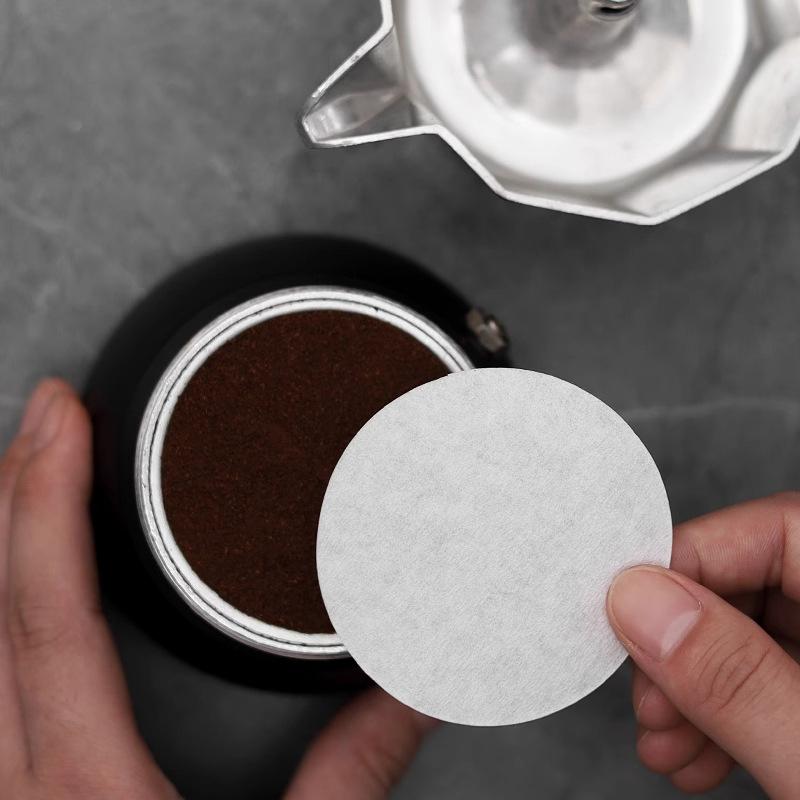 Coffee Filter Paper Disposable 100pcs Secondary Water Filter For 58MM Portafilter Espresso Maker Accessories Outdoor Tableware