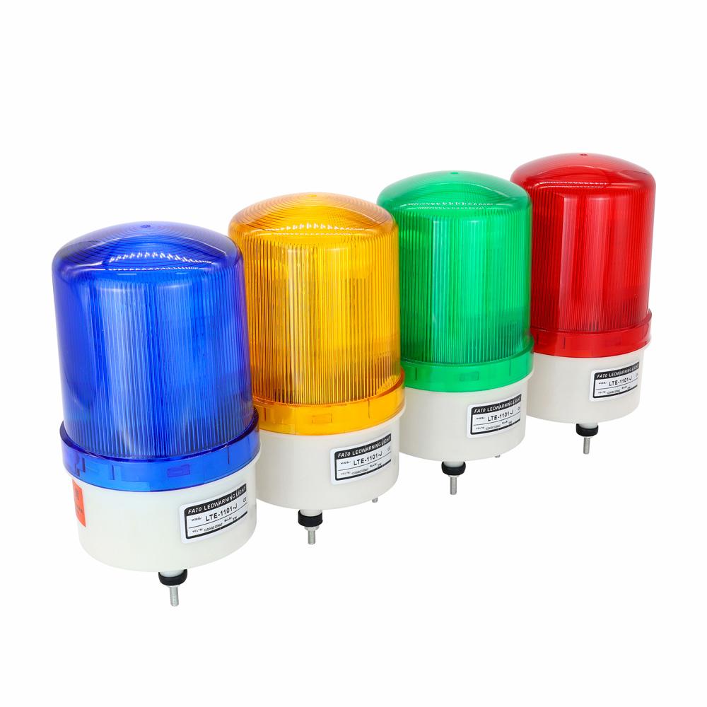 FATO LTE-1101J Magetic Fixing Rotating Flash Buzzer 110dB Warning Light LED Flashing Alarm Indicator Light