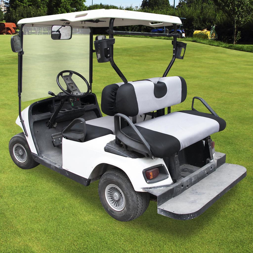 Coprisedile in Tessuto a Rete di Poliestere Lavabile a Caldo, Design alla Moda, per Golf Cart Club Car DS & EZGO TXT