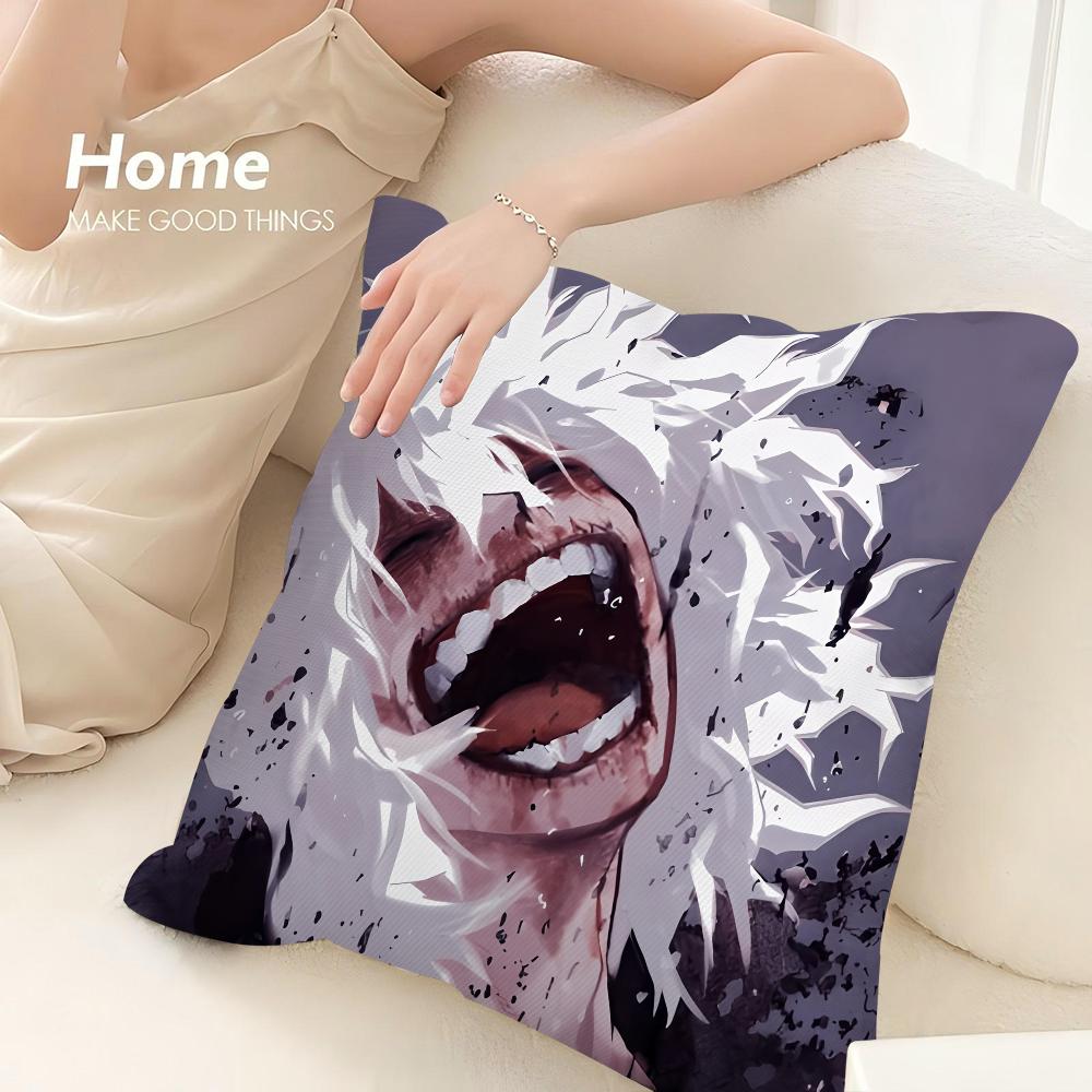 Anime T-Tomura Shigaraki Pillow Case 3D Print Polyester Fiber 40*40 cm Home Sofa Throw Pillow Cover Decoration Festival Gift