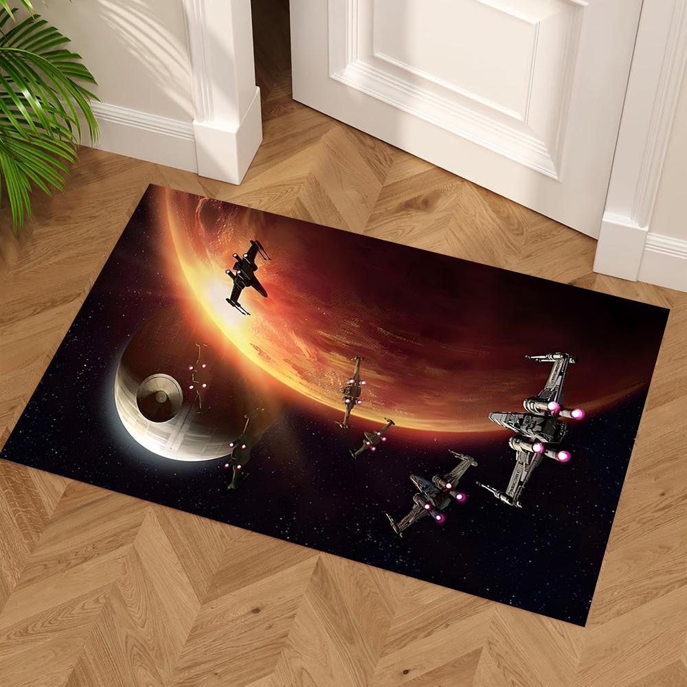 Star Wars Floor Mat Design for Game Room Decorate Room Foyer Study Room Anti-slip Rug Anime Office Decor Spiritual Gift