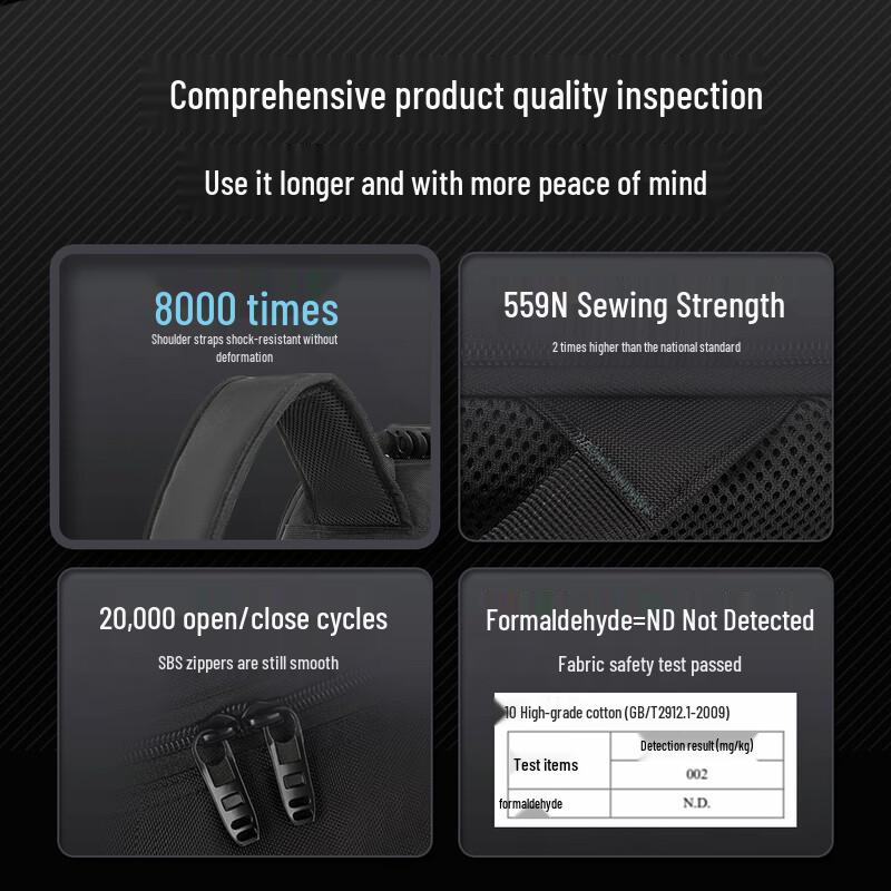 JINSHIWQ Men's Large Capacity Outdoor Travel Backpack