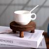Decorative Base Wood Plant Stand Stepped Flower Pot Holder New Wood Pedestal Riser  Balcony