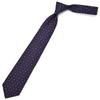 Paul Smith Brand Name Tie Dot Pattern Tie, (8cm Wide) (Purple Navy/Blue (PS72)) [Used]