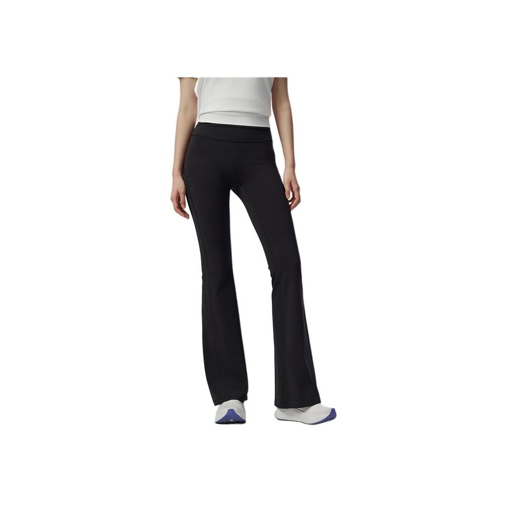 SAUCONY Mid-Rise Solid Color Comfortable Fashion Casual Pants Women Pants Black SA1259KP01L-BK001