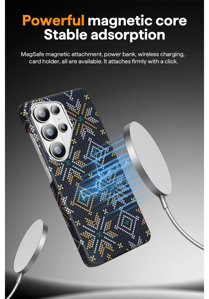 Samsung Galaxy S26 Ultra Case: Kevlar Texture, Magnetic Adsorption, Drop-Proof Design