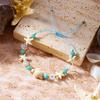 Pulsera Boho de Conchas de Mar Estrella de Mar Para Mujeres Niñas Amuleto de Tortuga Cuerda Tejida Hecha a Mano Cuentas Joyería de Verano Regalos de Playa
