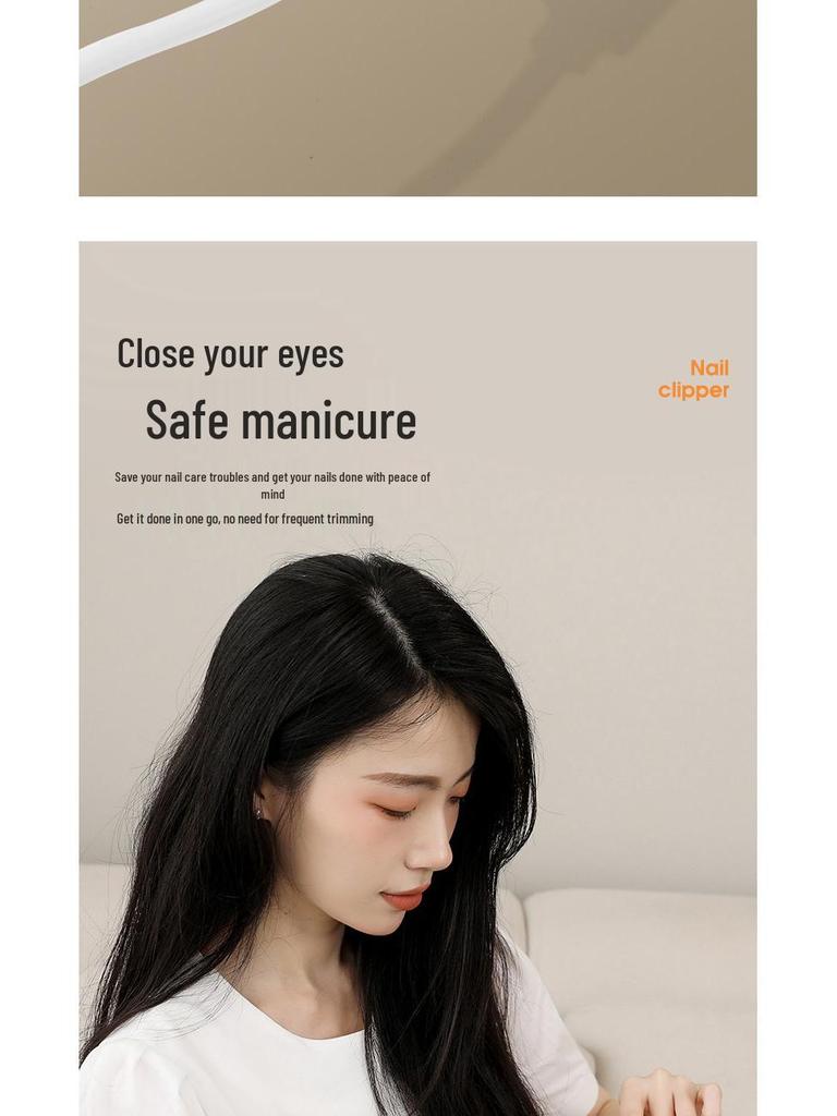 Child-Safe Electric Nail Clipper & Adult Trimmer Set