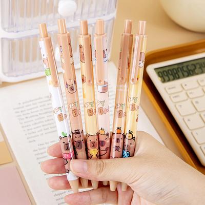 1 juego de bolígrafos de gel con diseño de animales Kabipbala para niñas y niños, ideal como regalo de oficina, material escolar, papelería, bolígrafos divertidos kawaii.