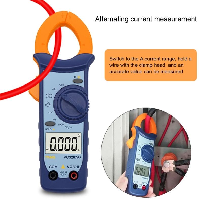 Professional Digital Clamp Multimeter Featuring Voltages Current Resistance Testing And Auto Ranges Function