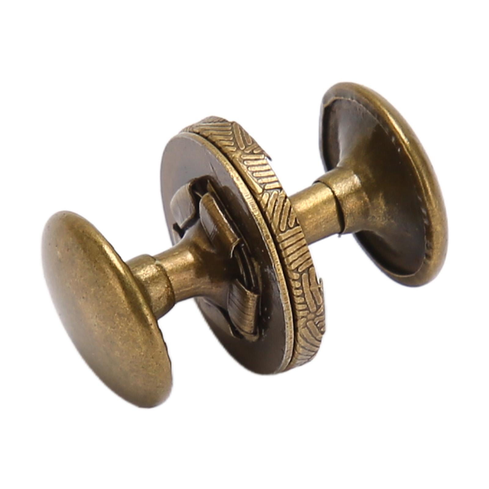 

50 Set Magnetic Bag Clasps High Hardness Alloy Smoothing Easy Widely Used Magnet Buttons for Clothes