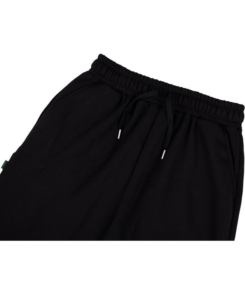 CREAM SODA LAB Carpenter Bermuda Sweat Wide Black Pants
