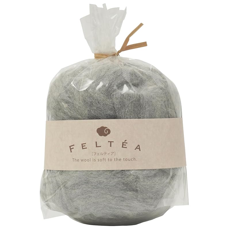

raw wool Feltea wool felt 40g (13.Gray)