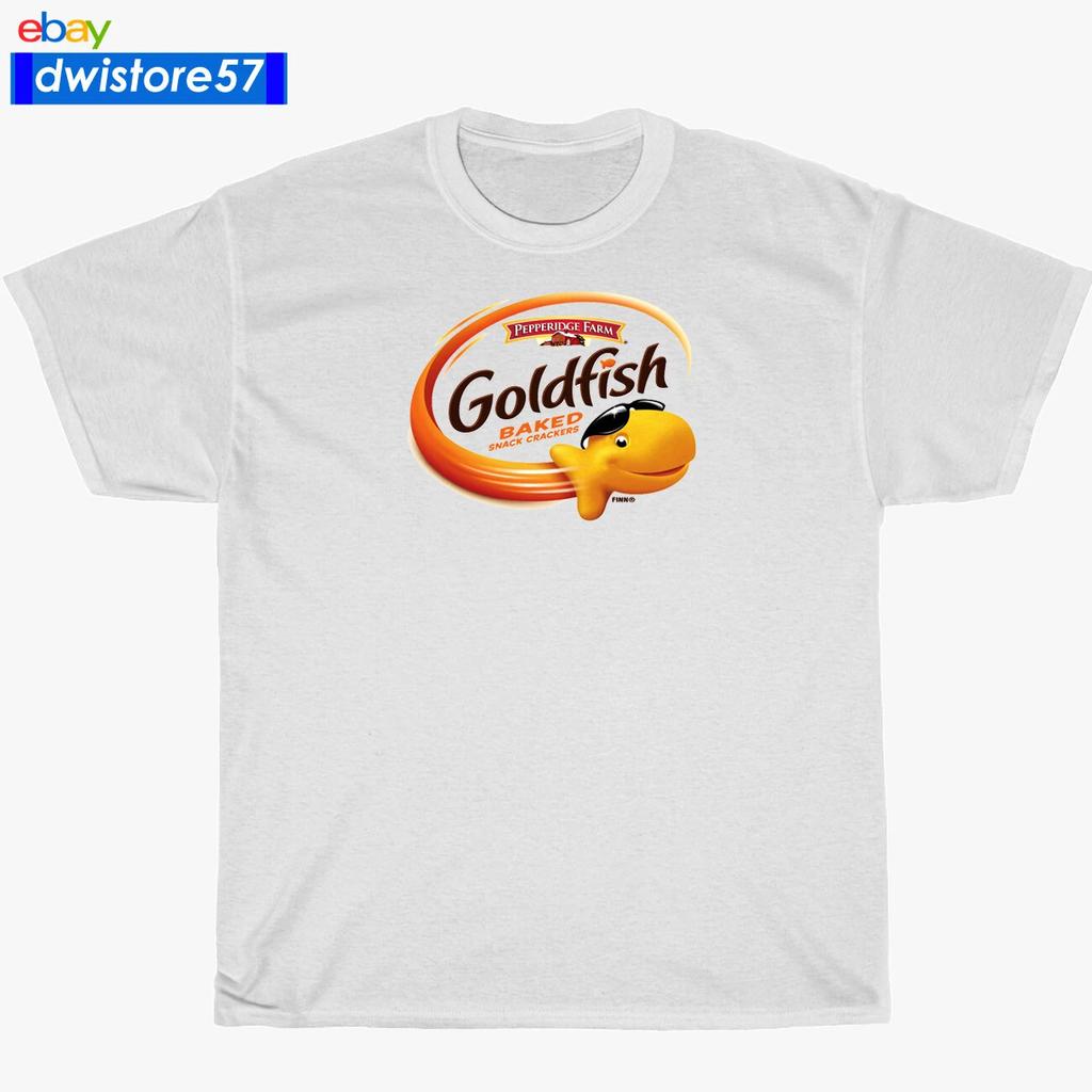 New Goldfish Food Snack T-Shirt Logo Many Colors S to 5XL Made In USA