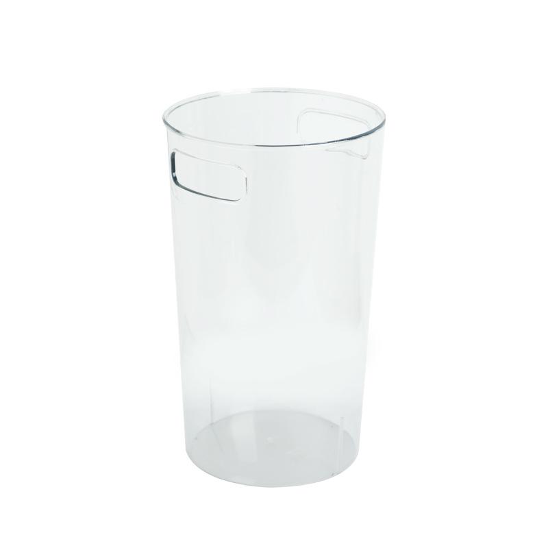 Cross-Border Transparent Acrylic Flower Bucket with Handle - Large Deep Water Rehydration Vase