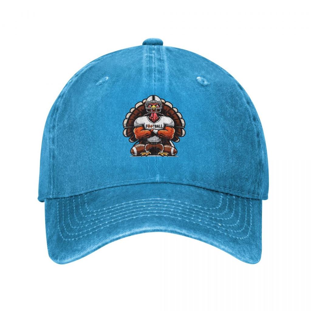 Turkey Thanksgiving Football Baseball Cap custom caps hard hat Luxury Hat Luxury Cap Womens Beach Outlet Unisexs