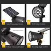 Solar LED Spotlight, 9-LED Outdoor Landscape Light,3 Modes, Auto On/Off, Waterproof for Garden Yard Trees Rockery Billboard