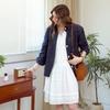 Kelly Donahue Jacquard Frill Tiered Dress_White