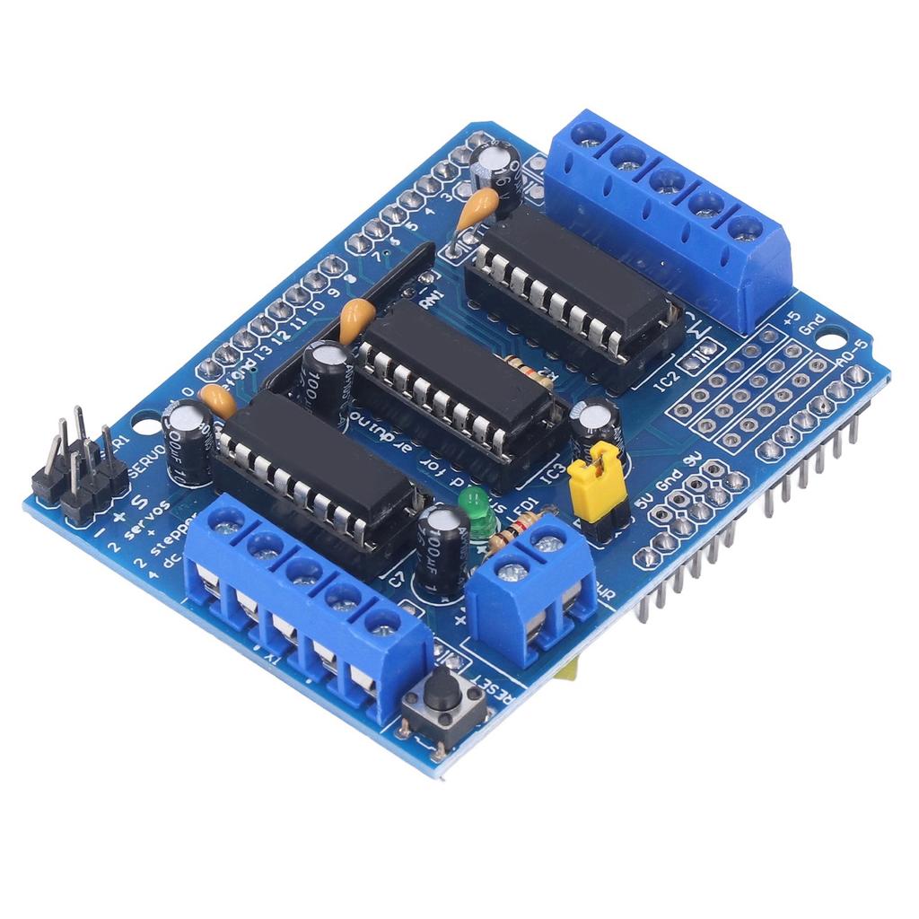 DC Motor Driver Board L293D Stepper Motor Expansion Module Compatible for Duemilanove