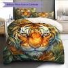 Cartoon Pattern Bedding Quilt Set Quilt Cover Pillowcase Home Decoration Birthday Gift (1 * Duvet Cover + 2 * Pillowcase, Without Core)