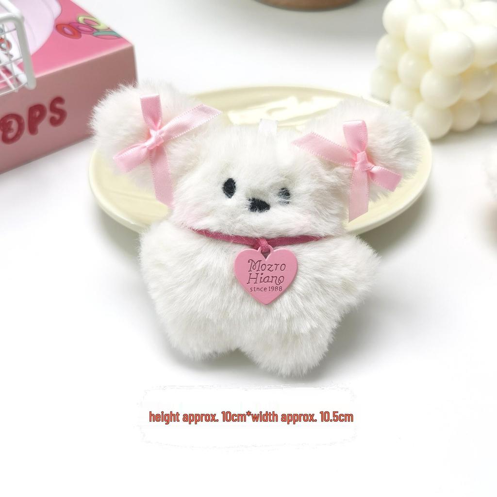 Flying Rabbit Plush Pendant: Cute Bow & Sunglasses Keychain - Perfect Small Gift or Souvenir