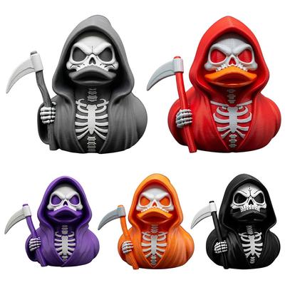 Scary Death Duck Statue Collectible Skeleton Duck Figurine Horror Duck Statue Halloween Decorations
