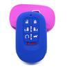 Key Fob Case Shell Cover For Remote 7+2 Button Designs Anti Shock Silicone Cover Non Slip Surfaces Universal Vehicle Fit