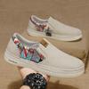 2025 Mens Shoes Flat Canvas Shoes For Men  Fisherman Linen Cloth Loafers Summer Men's Sneakers Sneakers Male Casual Shoes Man