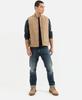 Winter Jacket Camel Active Lightweight Quilted Vest with Stand-up Collar (460330-8U99) Beige
