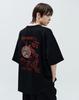 ZIOSONGZIO Anko-Erang Embroidered T-Shirt Black Zh5Ts503Bk