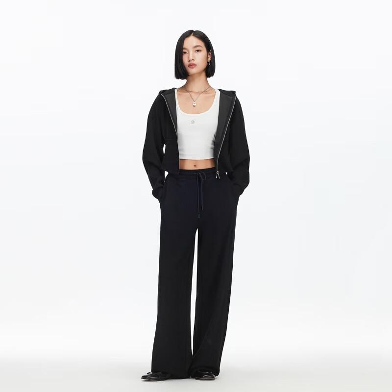 VEROMODA Women's Drawstring High-Waist Wide-Leg Pants