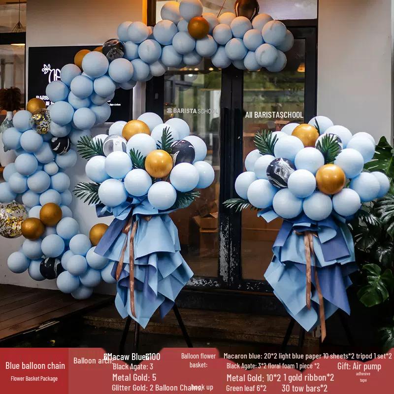Balloon Arch Pillar for Event Atmosphere Decoration In Shopping Mall Entrances