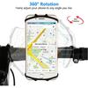Bike Phone Mount 2 Pack, Universal Motorcycle Phone Holder For Bike, 360°Rotation Silicone Bicycle Phone Holder Handlebar Phone Mount Compatible