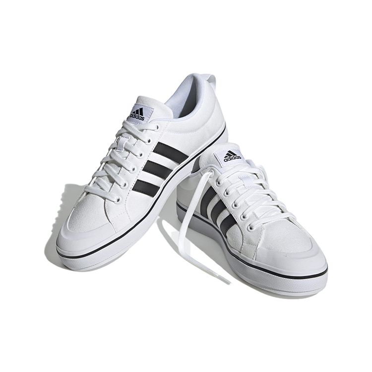Adidas Neo Bravada 2.0 Comfortable Versatile Lightweight Slip-Resistant Durable Low-Top Skate Shoes Men Sneakers White Black HP6022