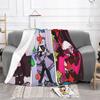 Cartoon Friday Night Funkin Collage Blankets Velvet Printed Portable Ultra-Soft Throw Blankets for Bedding Outdoor Bedspreads