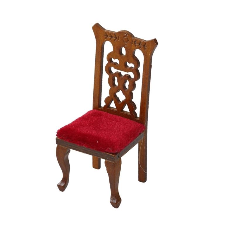 Doll House Chair Table Model Dining Set Realistic Table Dollhouses Chair Realistic Play Chair Realistic 1:12 Model Toy