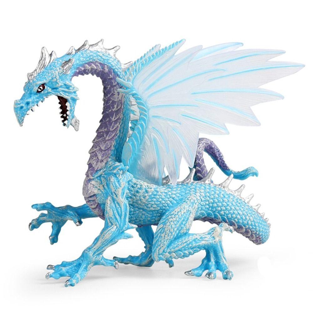 Western Beast Myth Dragon Figures Ice Flying Dragon Dragon Animal Model  Children Gift
