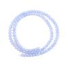 1 String Natural Stone Beads 4 6 8 10 12mm Synthetic Purple Agate Stripe Spacer Round Beads Diy High Quality Necklace Bracelet
