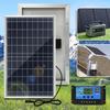 10W Polysilicon Solar Panel Set Solar Panel and Solar Recharge Controller Kit For Camping Traveling Car MobilePhone Outdoor Emergency Power Accessory
