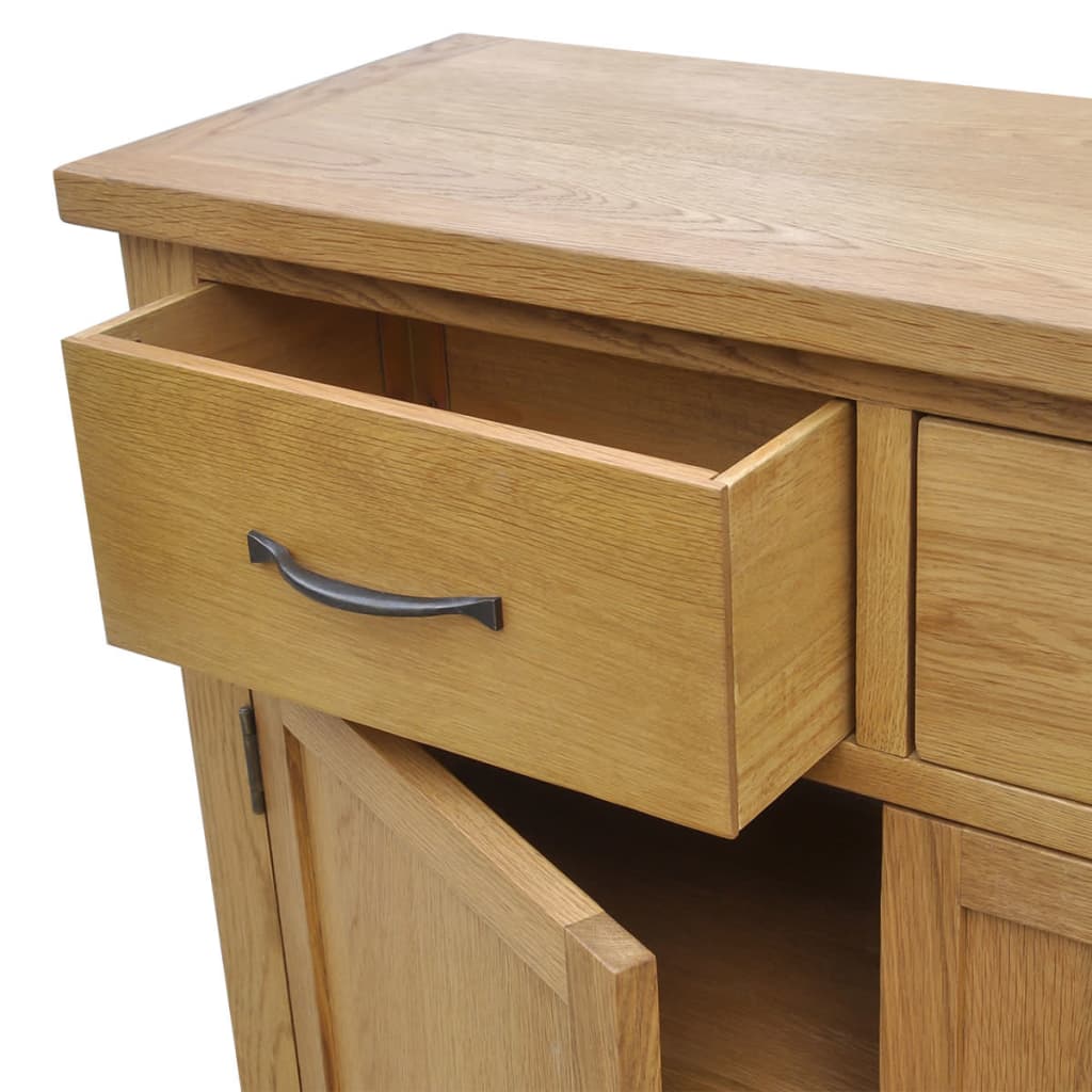 Sideboard 90 x 33.5 x 83 cm Solid Oak