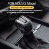 Pentru volvo xc60 xc90 s90 v90 s60 v60 capac decorativ cap al angrenajului central de control ABS model din fibră de carbon accesorii prindere angrenaj