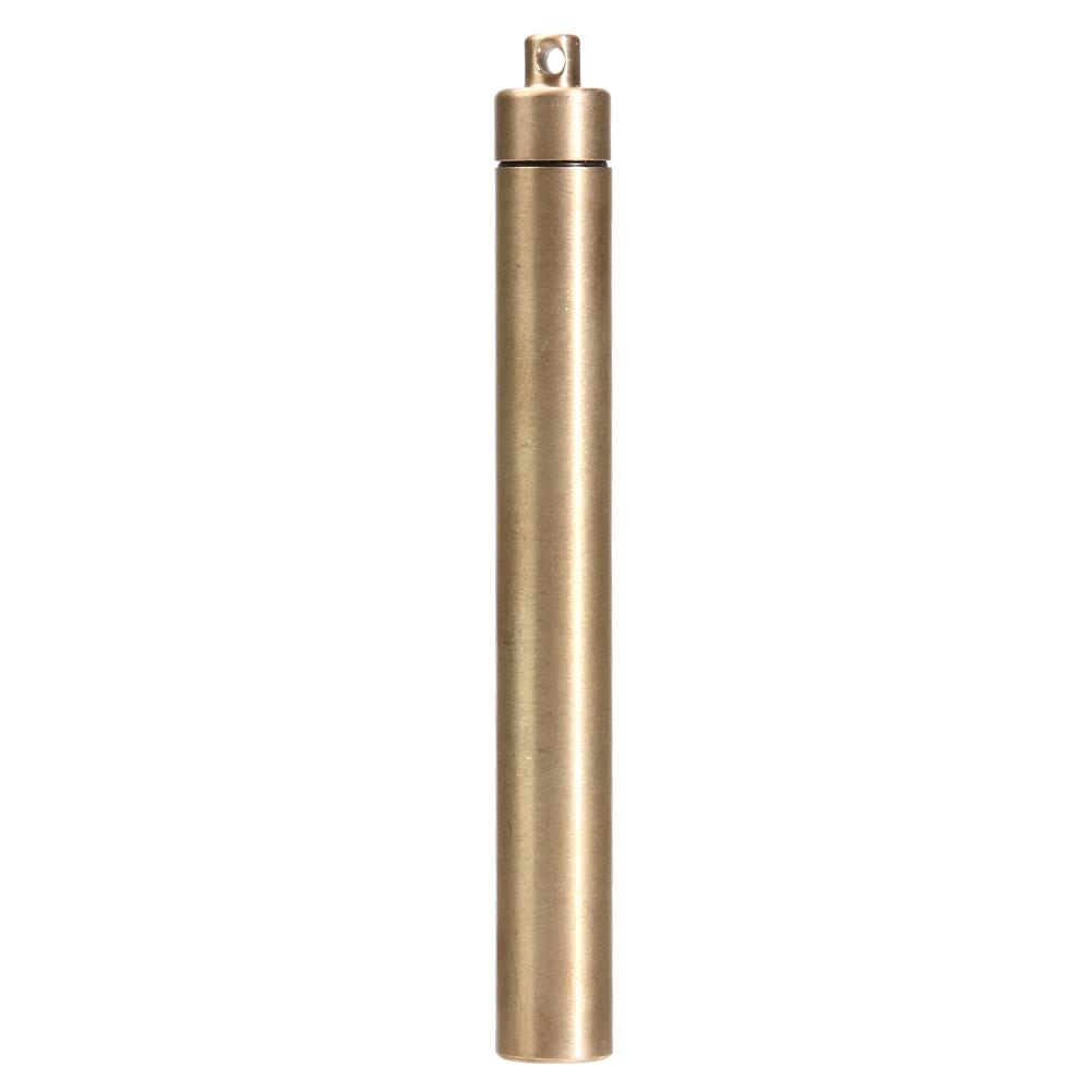 

Ti Alloy Capsule Seal Bottle Waterproof Medicine Bottle Toothpick Holder Ultralight Portable Antiallergic Lightweight for Travel
