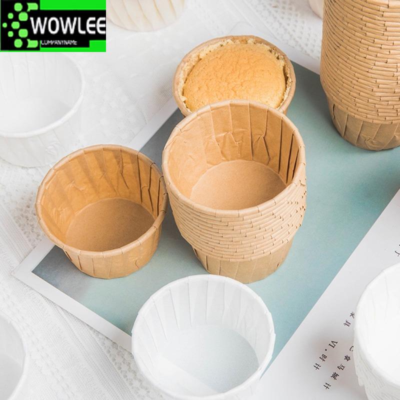 50pcs Muffin Cupcake Paper  Oilproof  Liner Baking  Tray Case Kitchen Tools    for Cakes  Accessories Molds