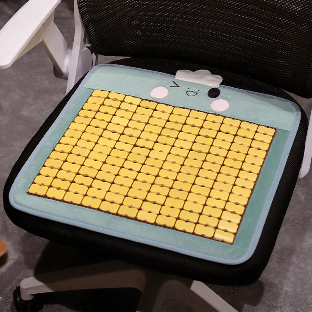 Cartoon Animal Pattern Summer Cool Seat Cushion Anti Slip Cooling Car Seat Mat  Sofa 15.75x15.75 in-Dinosaur